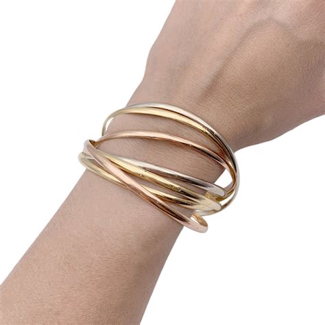 cartier bracelet 3 anneaux|La Collection Trinity .